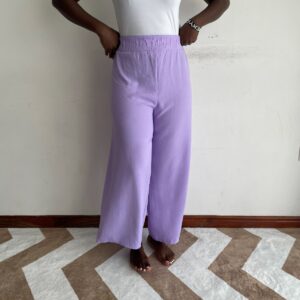 New Arrivals lilac wide-leg culotte front view